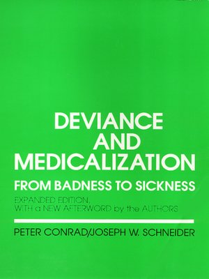 cover image of Deviance and Medicalization